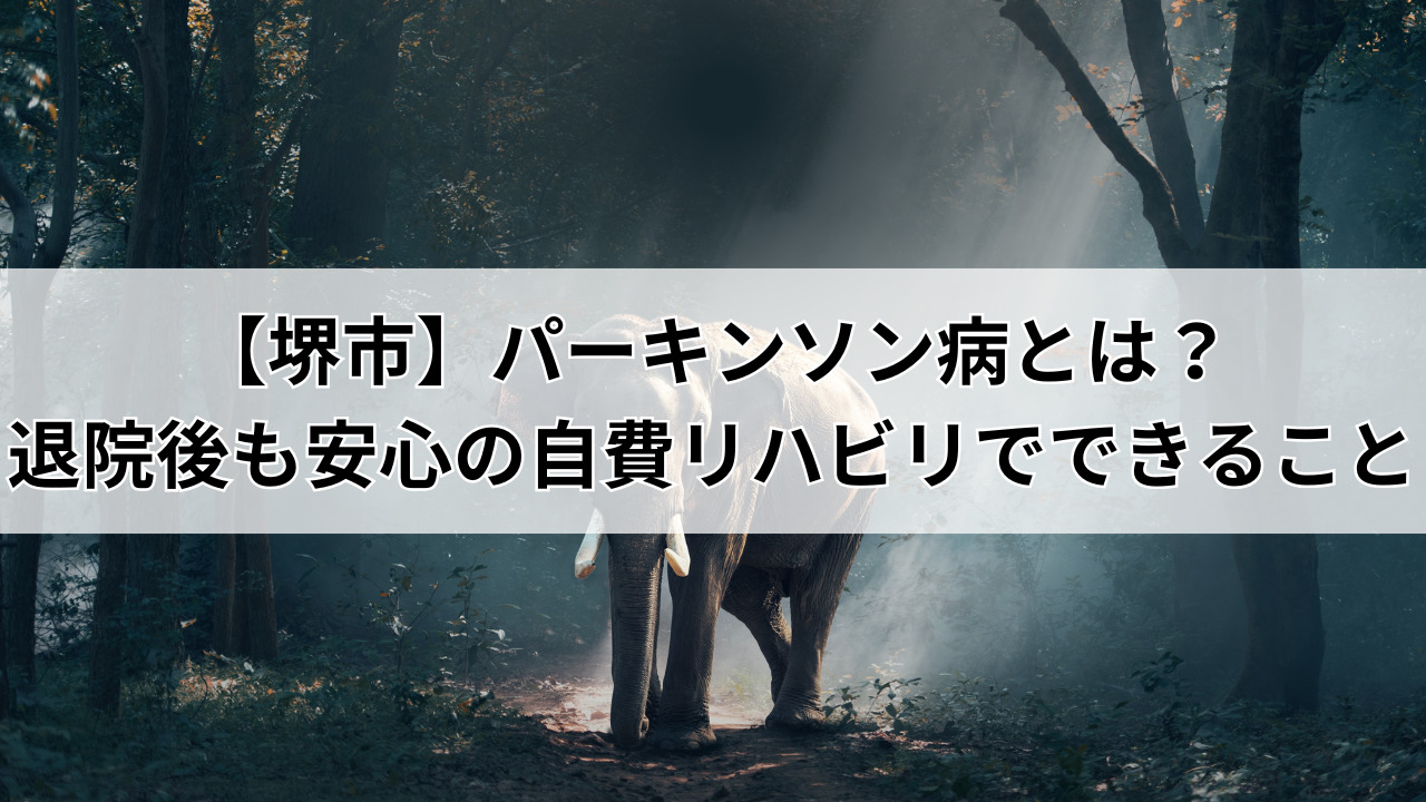 【堺市】パーキンソン病とは?退院後も安心の自費リハビリでできること