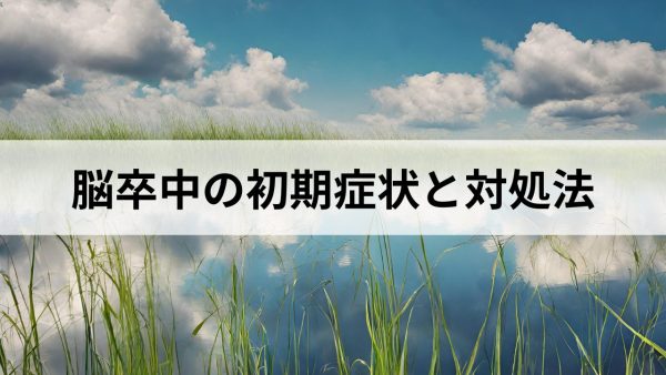 理解して始める脳梗塞リハビリプロセス